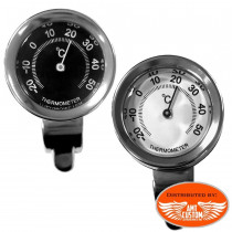 Montre et Thermomètre guidon compatible avec moto custom Craftride LK3 noir  CB22444 ✓ Achetez maintenant !