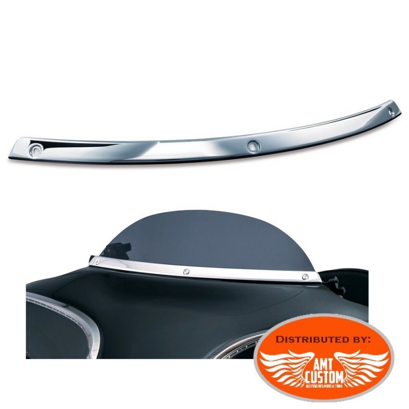 UP HARLEY Electra Street Tri Glide Touring GZYF Chrome Slotted Windshiled Trim Fit 2014 