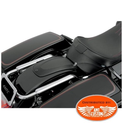 Touring Plastron garde boue cuir pour Harley Electra, Road King, Street, Breakout, CVO ...