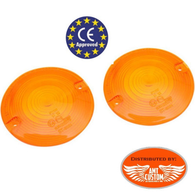 Harley Amber lenses Turn Signal for Dresser Electra and Softail