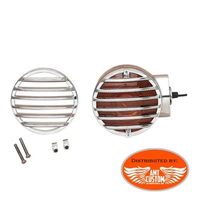 Touring turn signal Lens Grilles Electra Glides, Road Glides, Road Kings, Tour Glides & Heritage