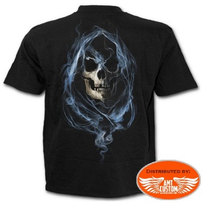 Tee shirt Biker Skull "Ghost Reaper"