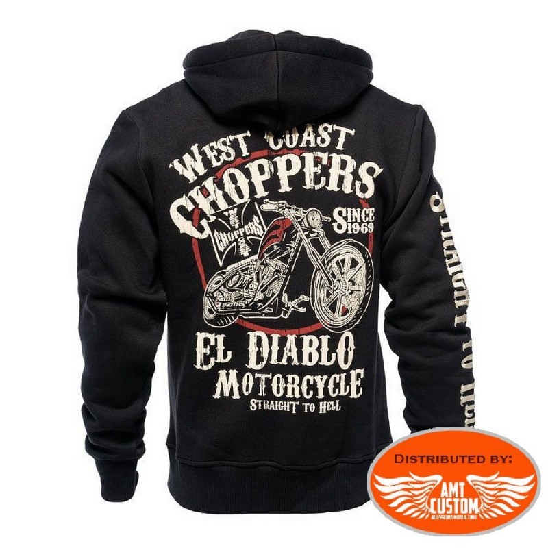 "El Diablo" Hooded West Coast Chopper for Life jacket